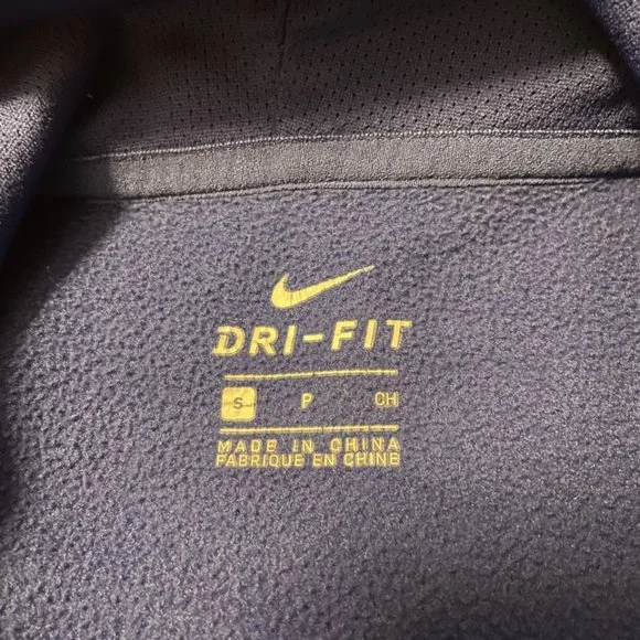 Nike Women's Size Small Royal Blue Sweatshirt Therma-Fit Hooded Hoody Hoodie EUC - Picture 8 of 9